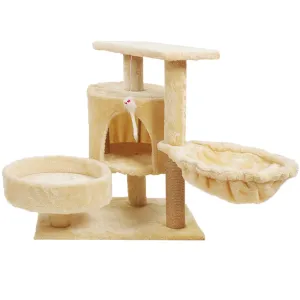 20.8" Cat Tree for Indoor Cats, Tower with Condo & Sisal Scratching Post