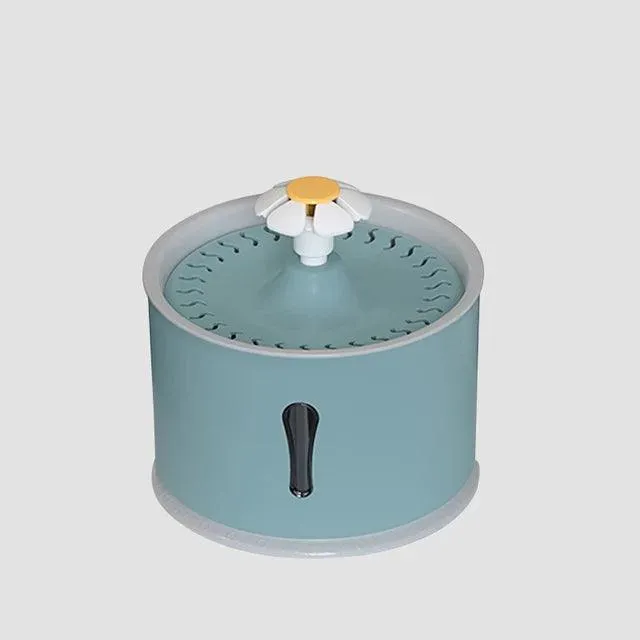 2.4L Cat Water Fountain: LED plus Activated Carbon