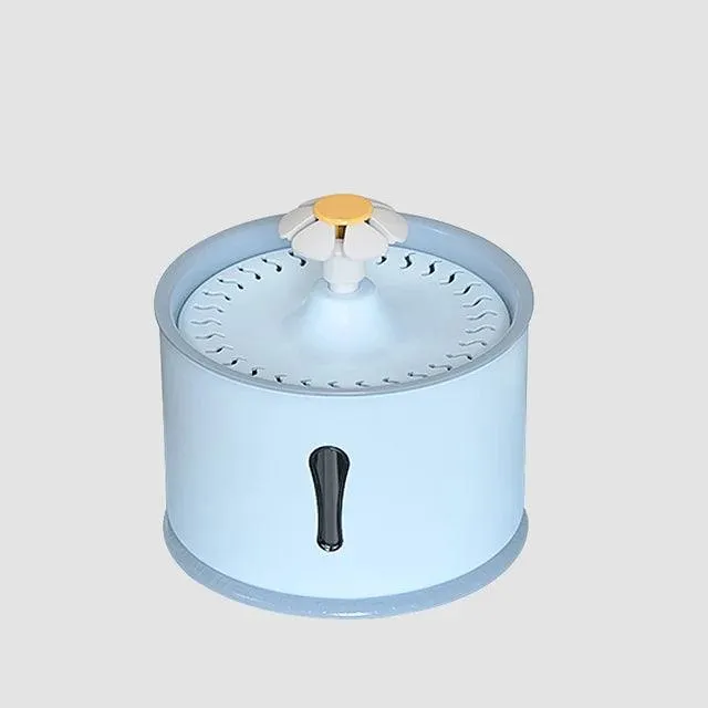 2.4L Cat Water Fountain: LED plus Activated Carbon
