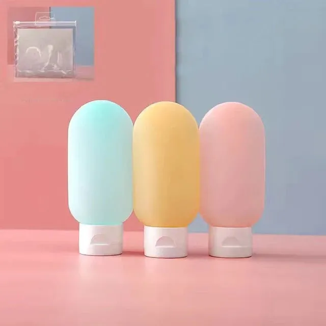 3-Piece: 60ml Leakproof Travel Bottle Set