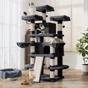 68" Cat Tower Multi-Level / X-Large Cat Tree King with Scratching Posts