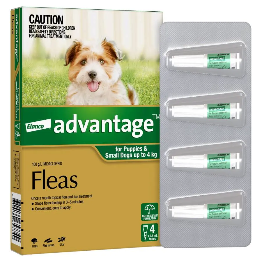 Advantage Dog Small Green