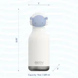 Asobu Bestie Sheep Twin Wall Insulated Bottle 460ml White