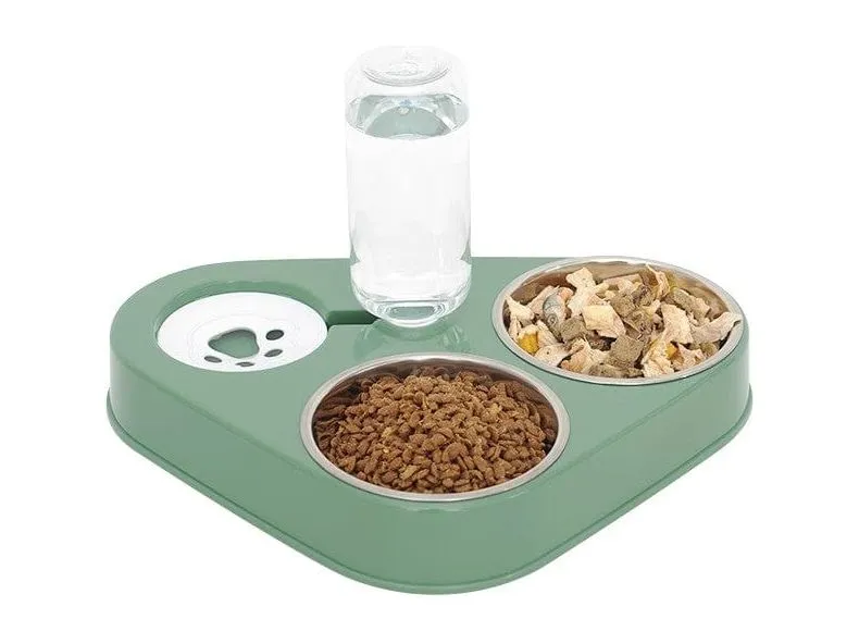 Automatic Refilling Three Bowls Large