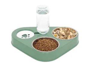 Automatic Refilling Three Bowls Large