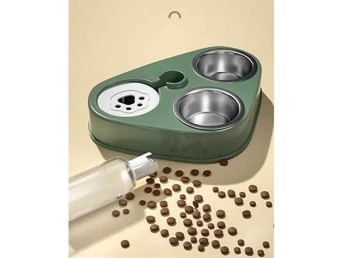 Automatic Refilling Three Bowls Large