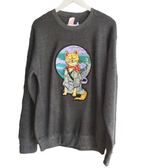 BACK IN STOCK Embellished Shiba Inu Sweater