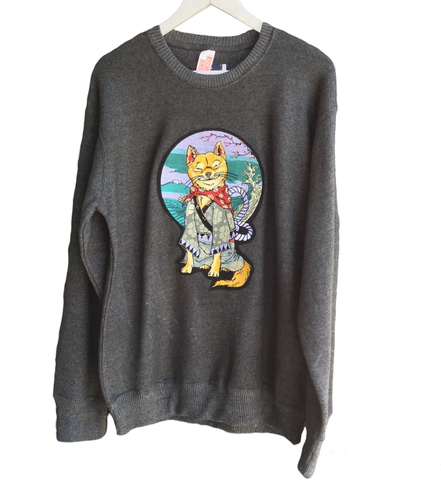 BACK IN STOCK Embellished Shiba Inu Sweater