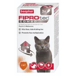 Beaphar FIPROtec® COMBO for Cats - 3 Pipettes