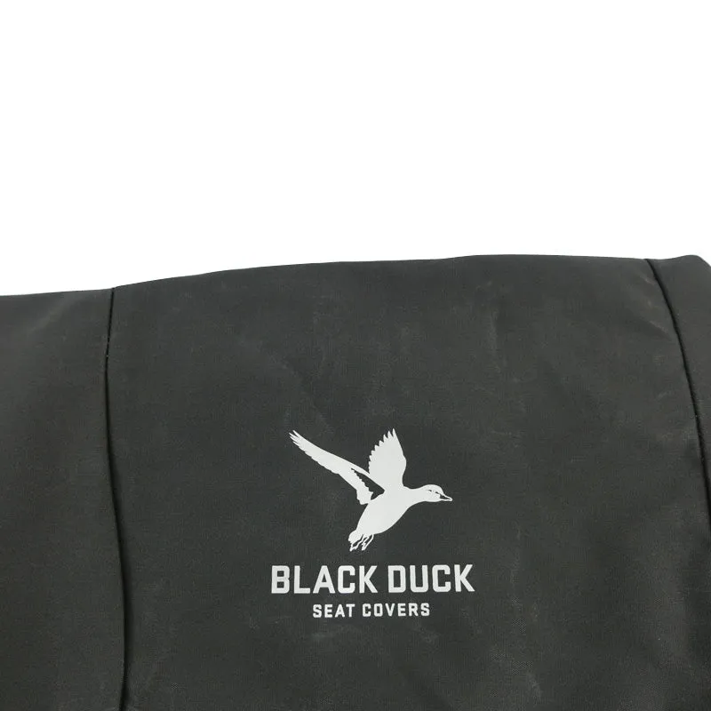 Black Duck Canvas Black Seat Covers Caterpillar Cat Excavators