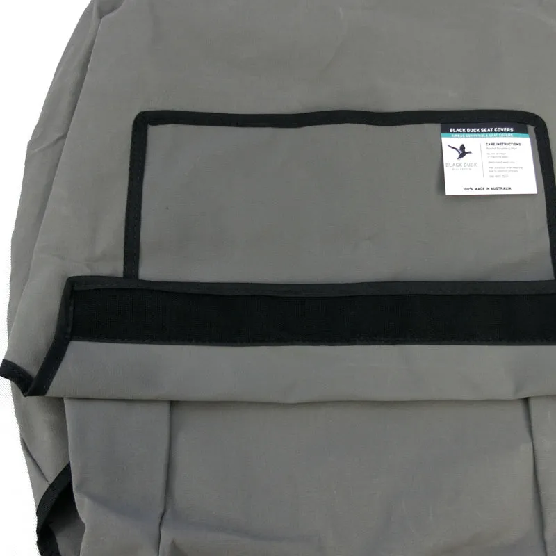 Black Duck Canvas Seat Covers Agco Gleaner Headers Grey