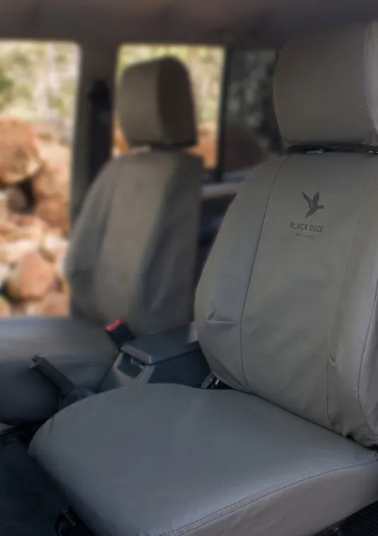 Black Duck Canvas Seat Covers Agco Gleaner Headers Grey