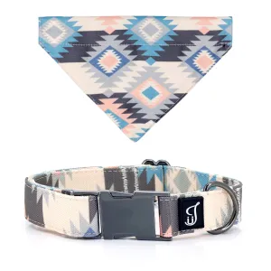 Boho Aztec Dog Collar Bandana