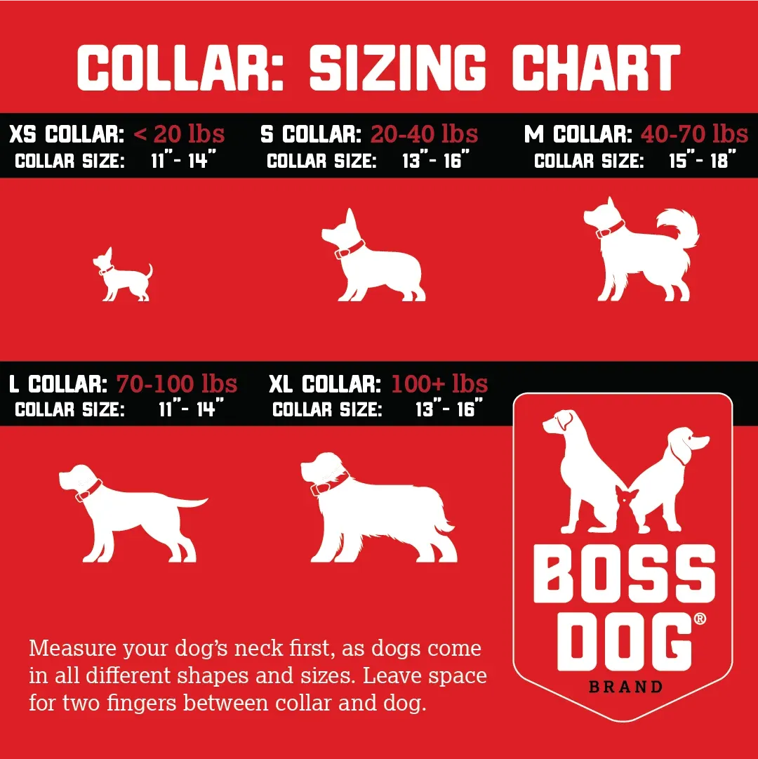 Boss Dog® Boss Tactical™ Camo Blue Adjustable Collar