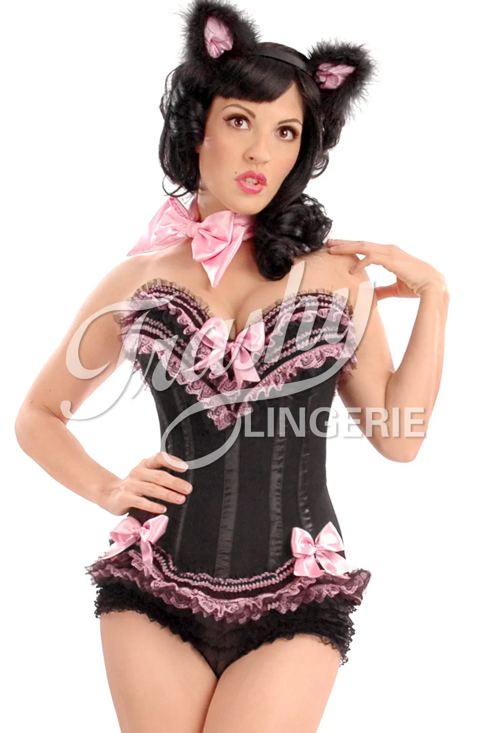 Carousel Black Cat Corset