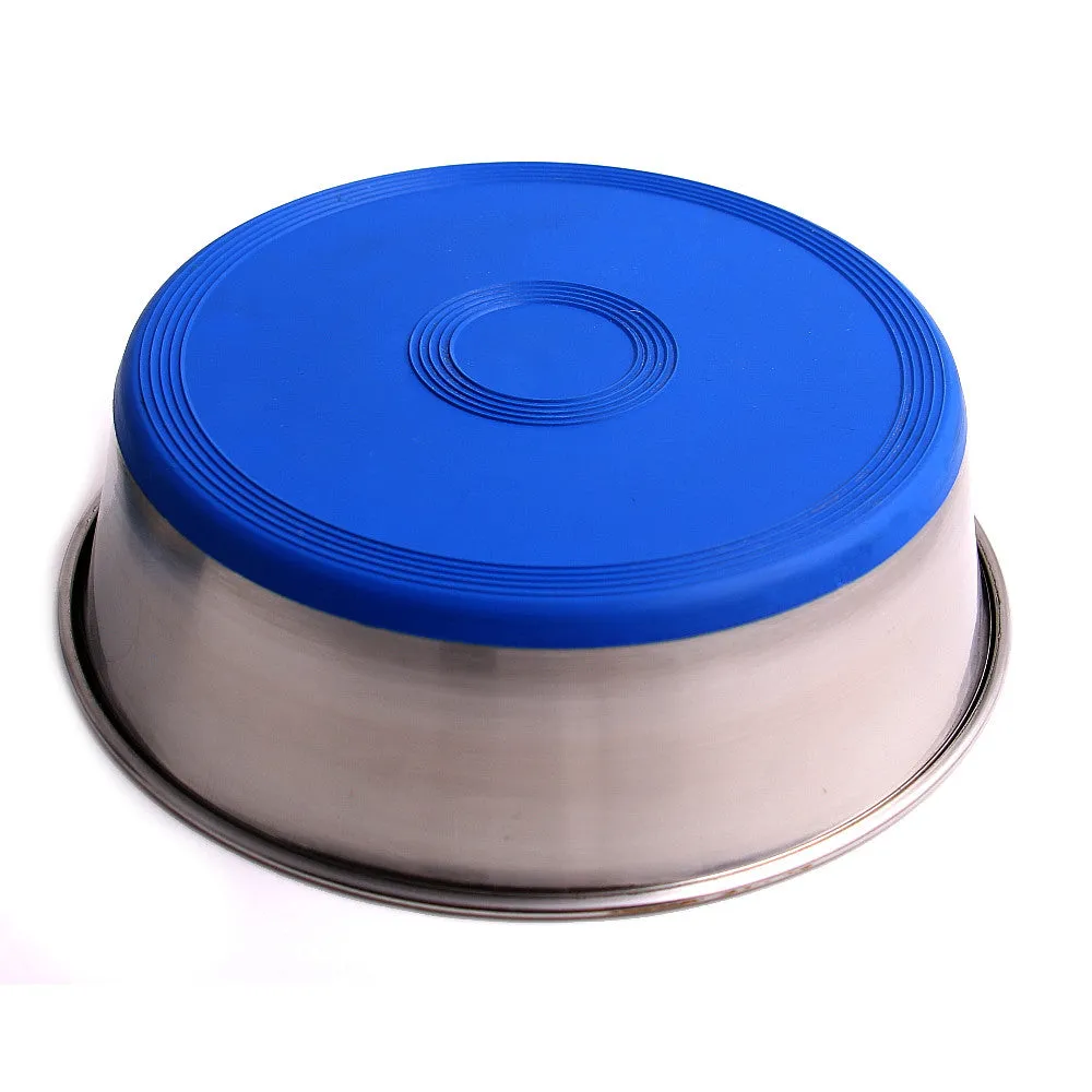 Case Pack of Stainless Steel Heavy Non-Skid Dog Bowls