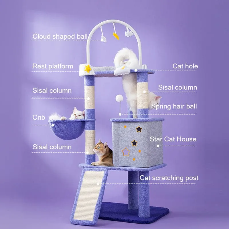 Cat Climbing Frame Cat Litter Cat Scratcher Integrated Cat Tree