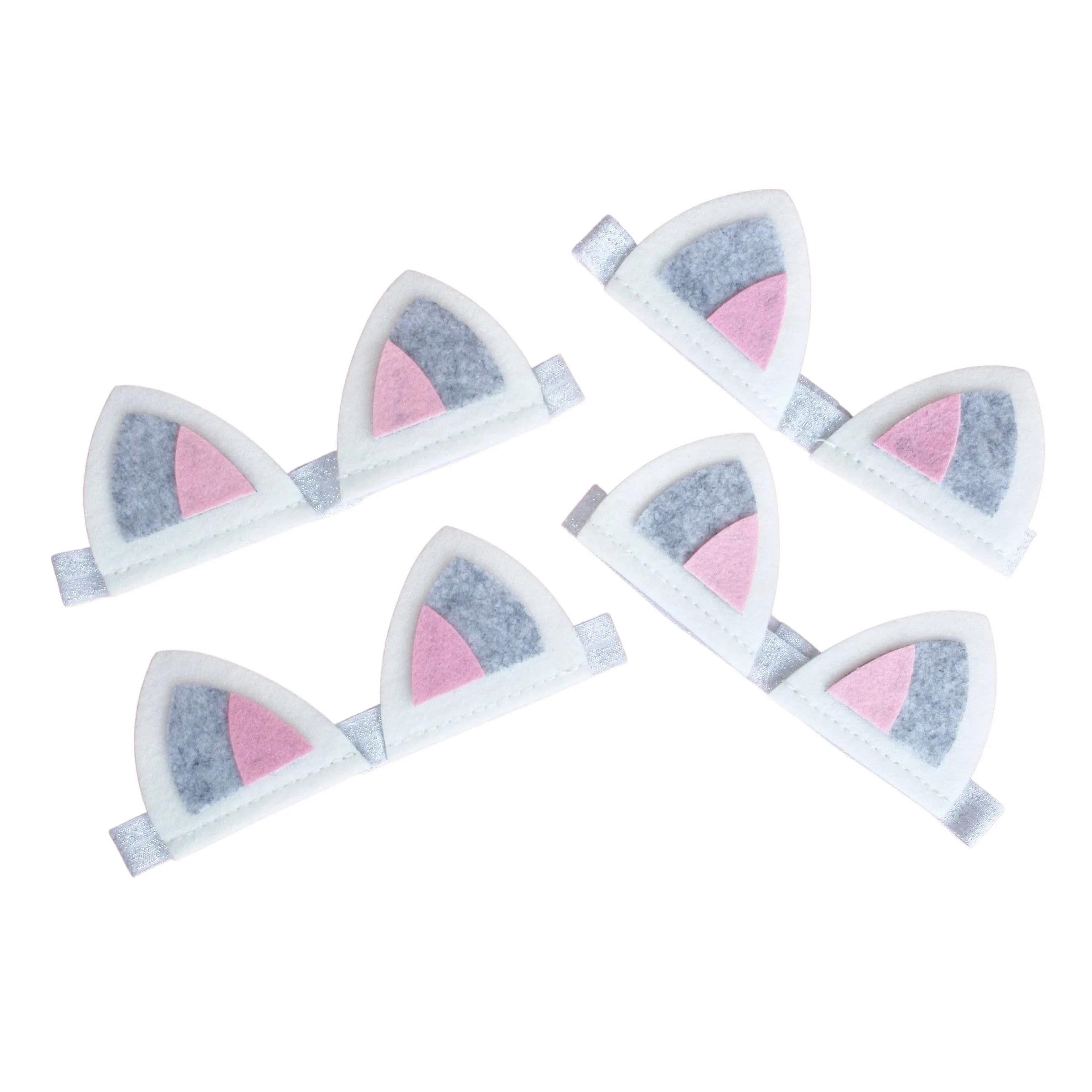 Cat Ears Felt Headband (Set of 4) S1195