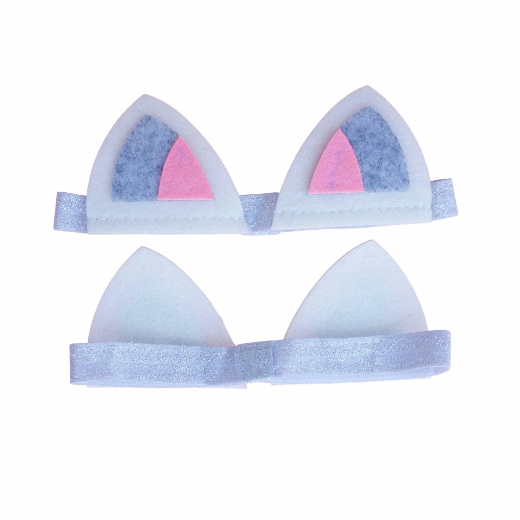Cat Ears Felt Headband (Set of 4) S1195