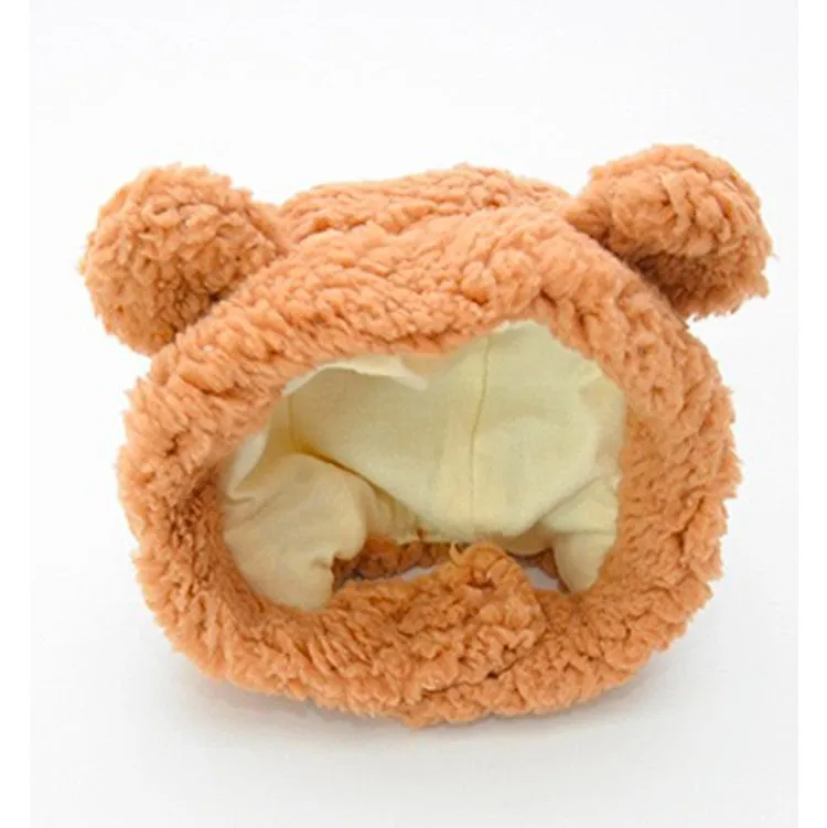Cutest Teddy Bear Pet Trapper Hat with Velcro Closure
