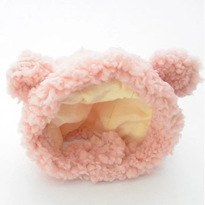 Cutest Teddy Bear Pet Trapper Hat with Velcro Closure