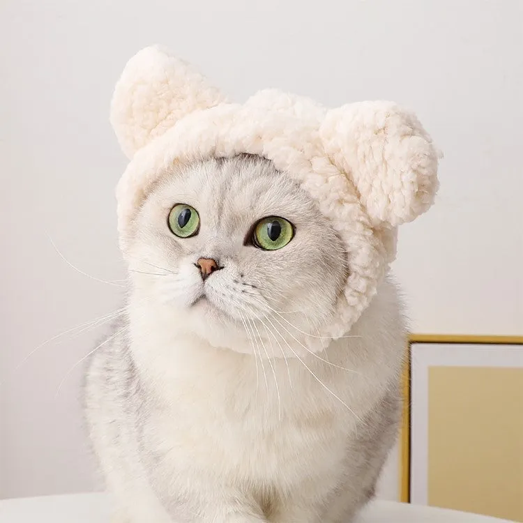 Cutest Teddy Bear Pet Trapper Hat with Velcro Closure