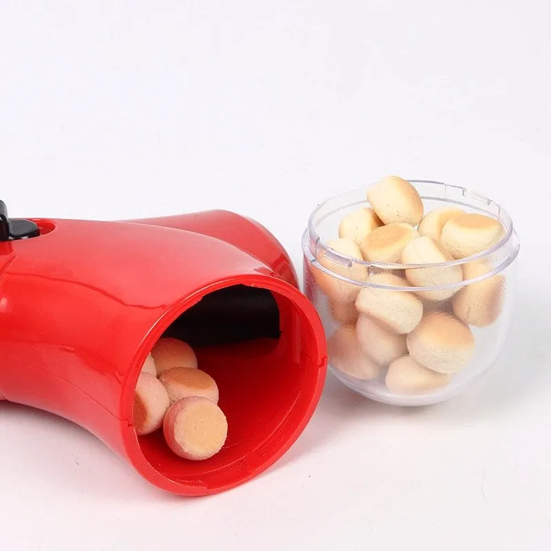 Dog Treat Feeder Catapult Gun Shape