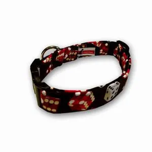Elmo's Closet Dice Dog Collar