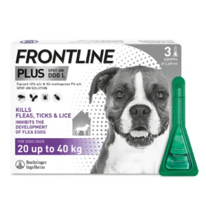 Frontline Plus Large Dogs 20-40kg 3 Pippetes