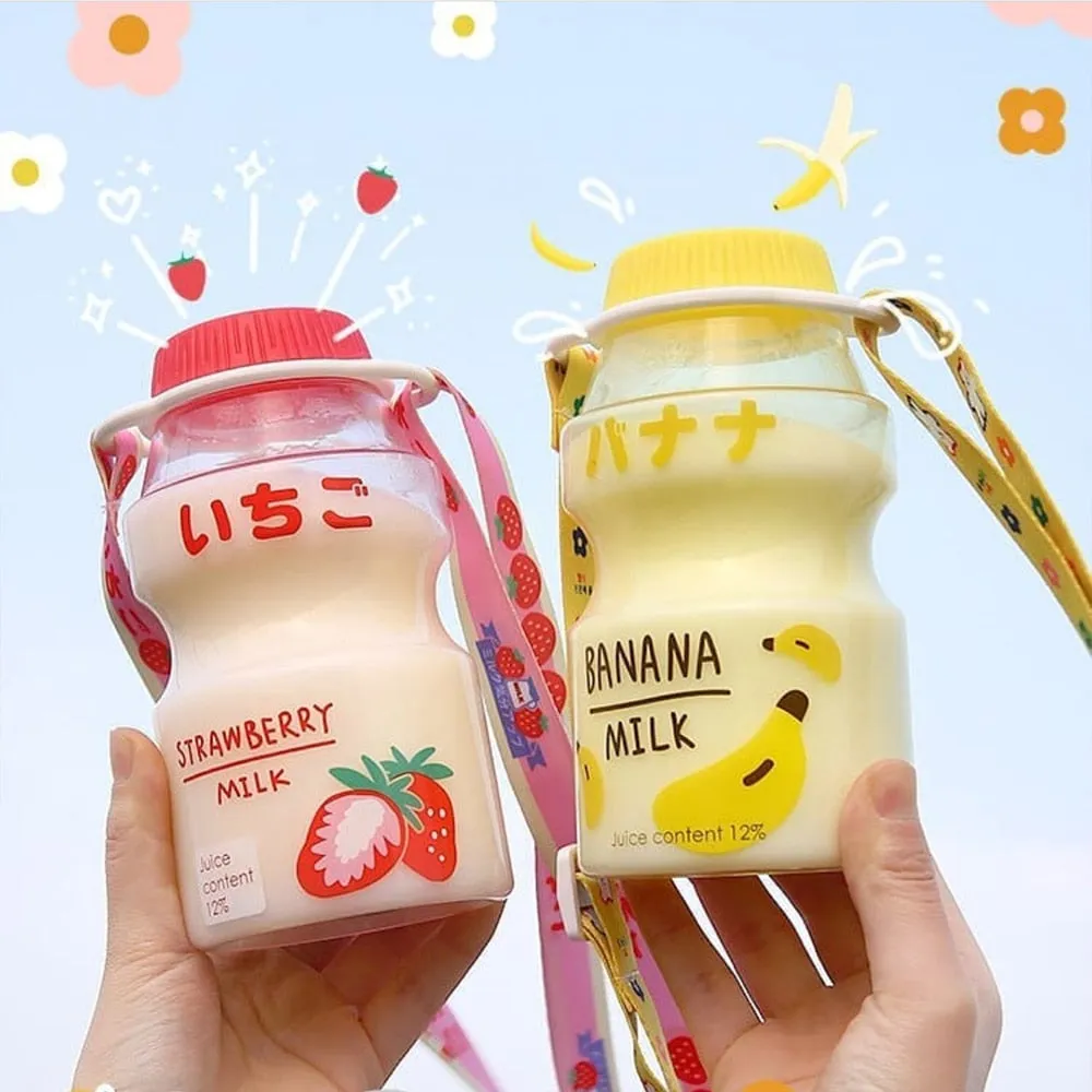 Fruit Plastic Water Bottle BPA Free Portable Leak Proof Travel Drinking Bottle for Kids