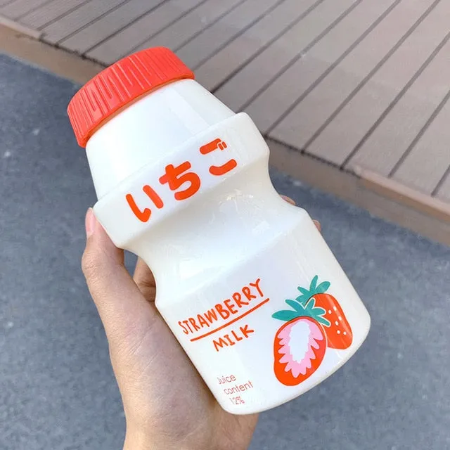 Fruit Plastic Water Bottle BPA Free Portable Leak Proof Travel Drinking Bottle for Kids