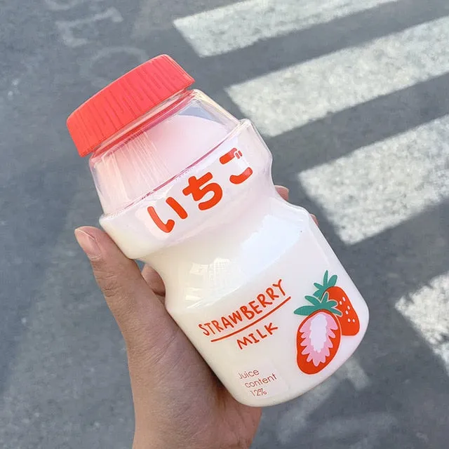 Fruit Plastic Water Bottle BPA Free Portable Leak Proof Travel Drinking Bottle for Kids