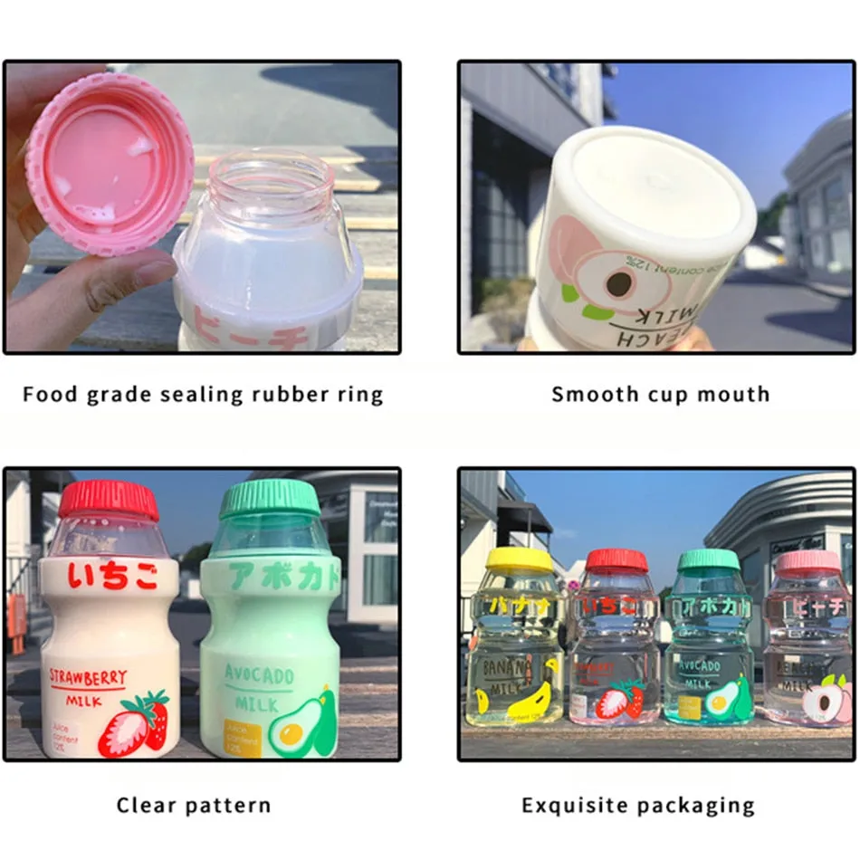 Fruit Plastic Water Bottle BPA Free Portable Leak Proof Travel Drinking Bottle for Kids