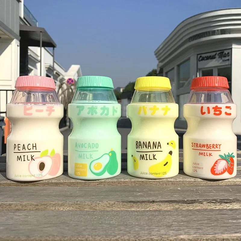 Fruit Plastic Water Bottle BPA Free Portable Leak Proof Travel Drinking Bottle for Kids