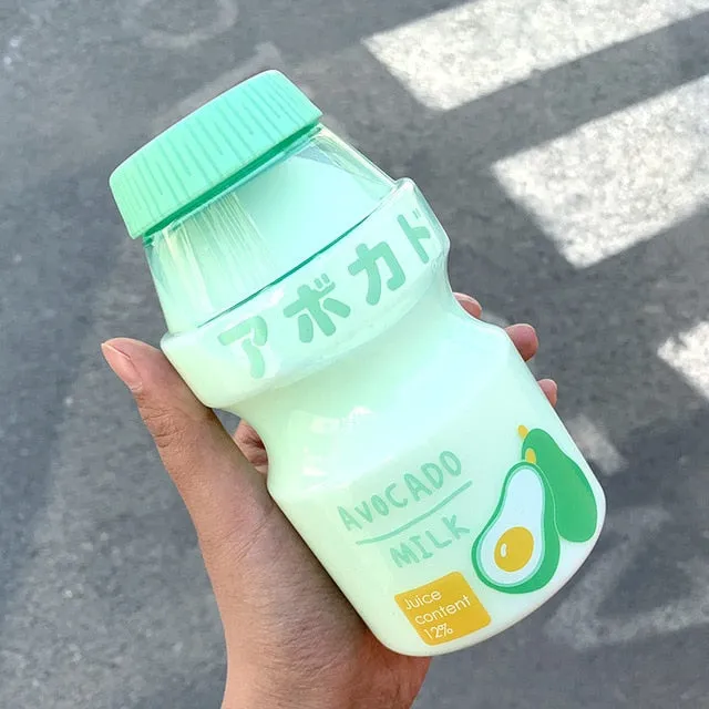 Fruit Plastic Water Bottle BPA Free Portable Leak Proof Travel Drinking Bottle for Kids