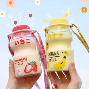 Fruit Plastic Water Bottle BPA Free Portable Leak Proof Travel Drinking Bottle for Kids