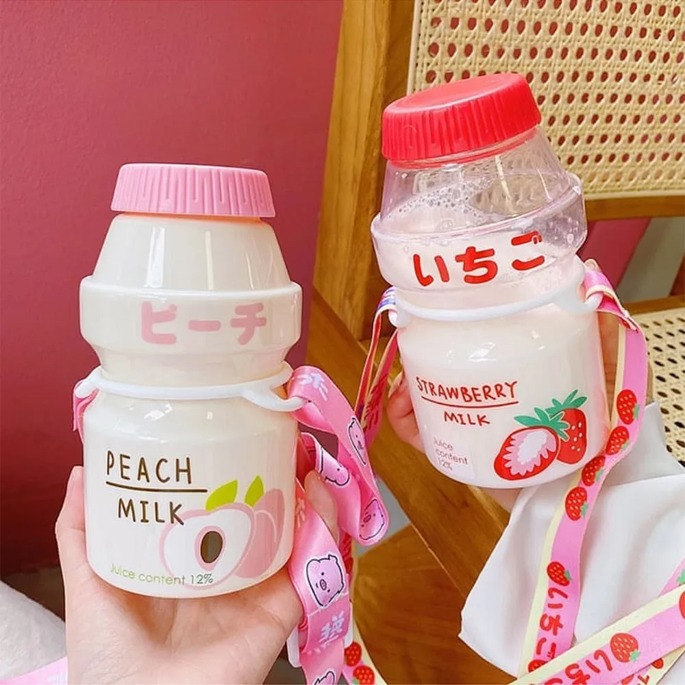 Fruit Plastic Water Bottle BPA Free Portable Leak Proof Travel Drinking Bottle for Kids