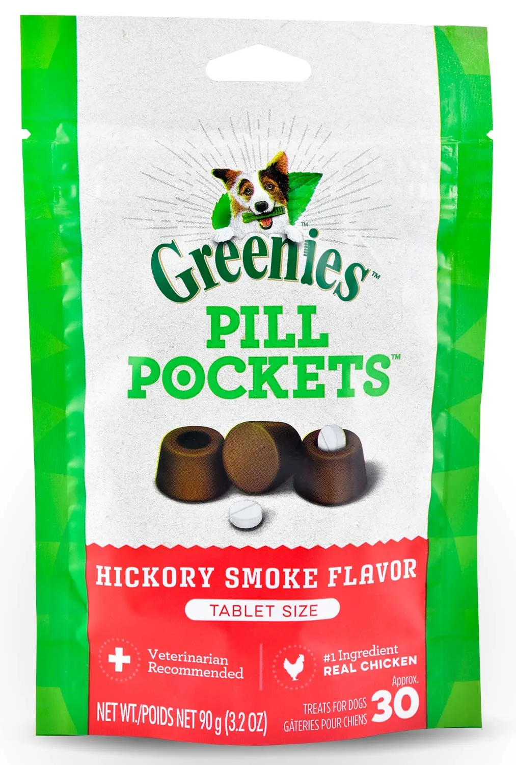 Greenies Pill Pockets for Tablets, 30 Count