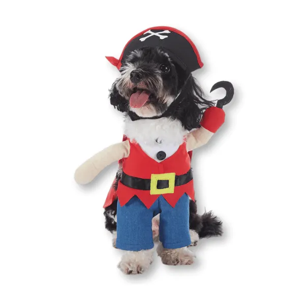 Halloween Dog Costumes - Red Pirate