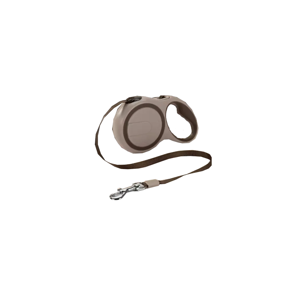 HipiDog Pet Retractable Leash 5m x 1cm - Khaki