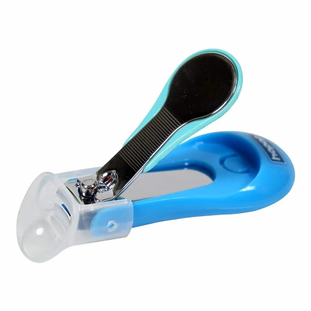 HOPOP Safety Nail Clipper With Skin Guard For Babies - Green 0m 