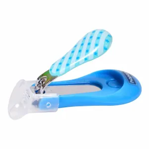 HOPOP Safety Nail Clipper With Skin Guard For Babies - Green 0m 