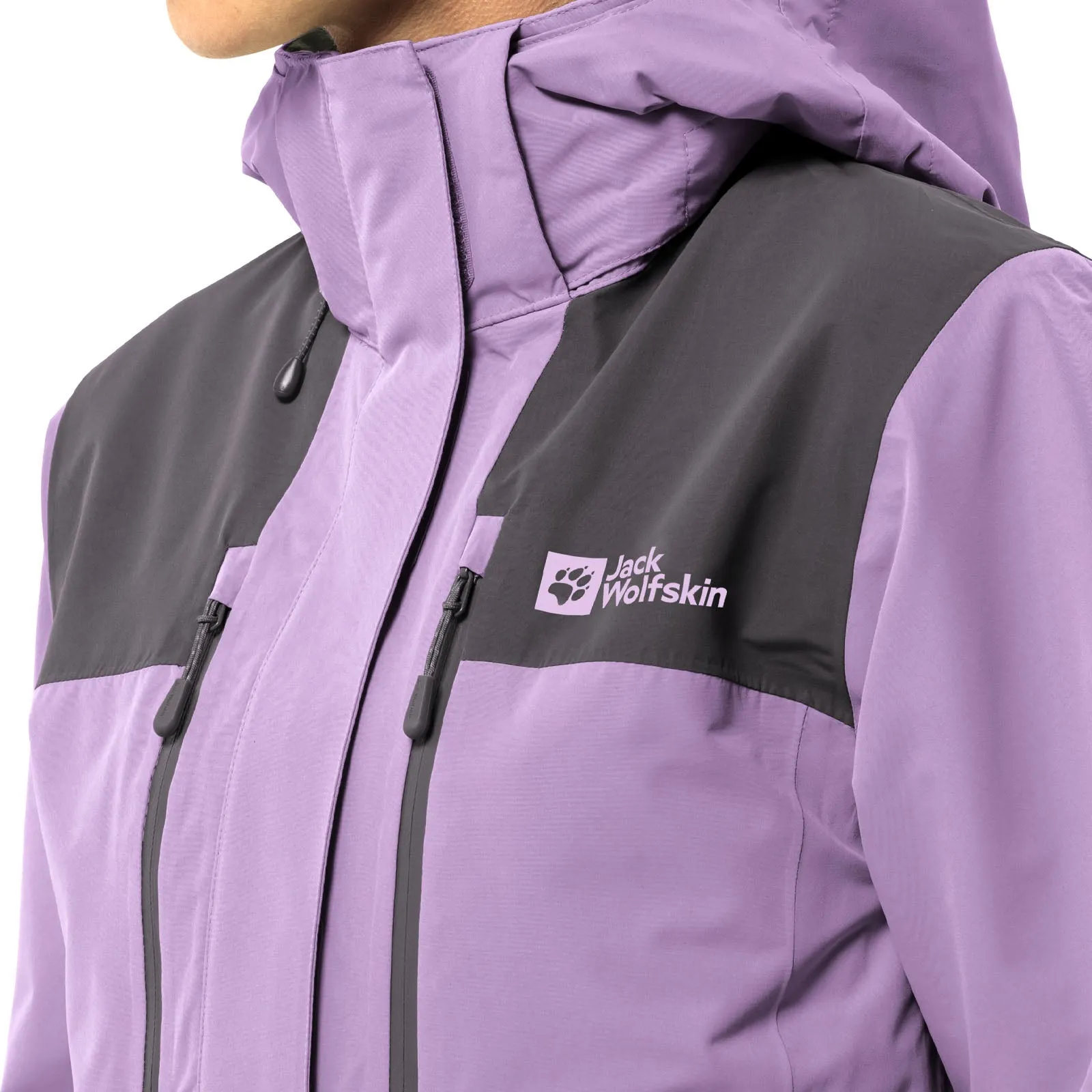Jack Wolfskin Womens Jasper 2L Waterproof Walking Jacket - Velvet