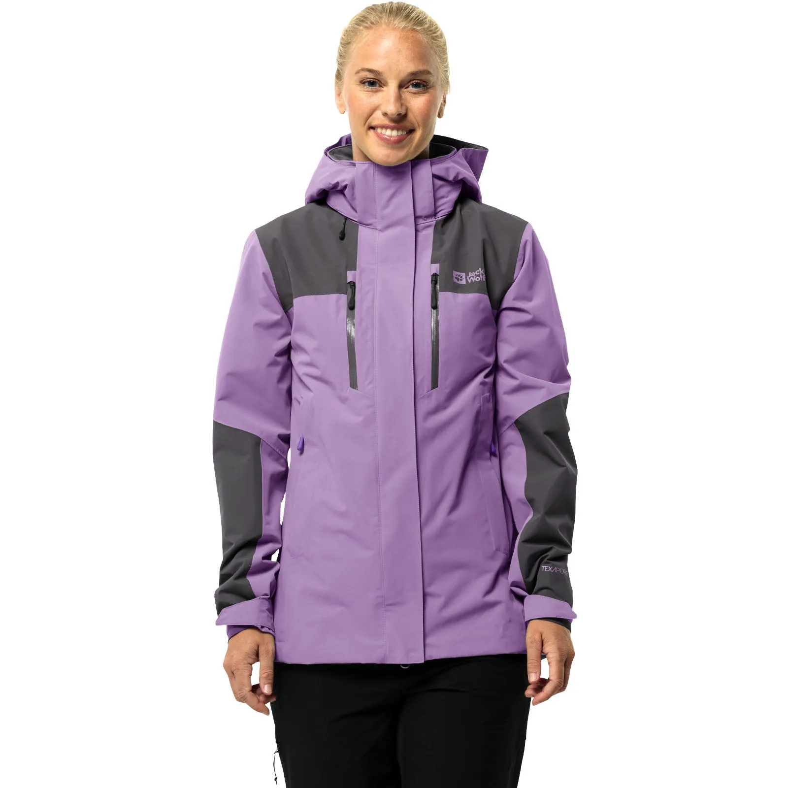 Jack Wolfskin Womens Jasper 2L Waterproof Walking Jacket - Velvet