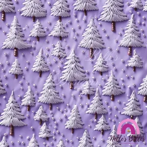 Lavender trees seamless