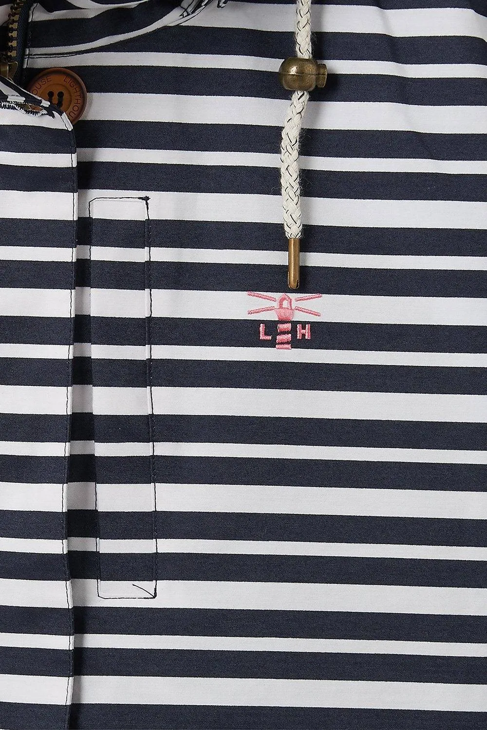 Lighthouse Tori Jacket -NAVY STRIPE