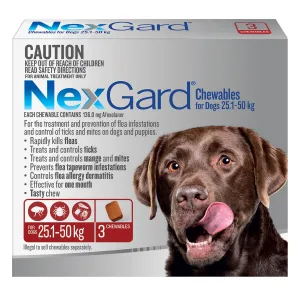 NexGard Dog 25.1-50kg Red