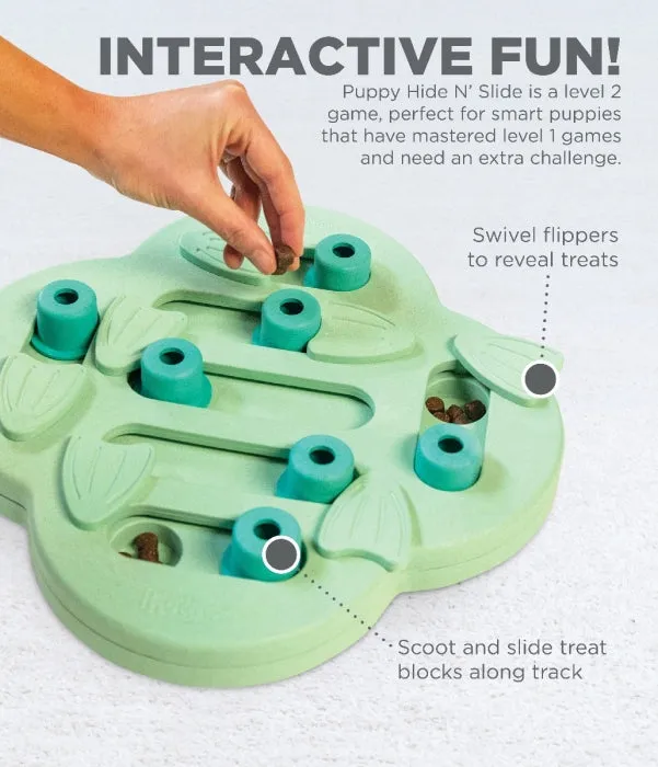Nina Ottosson Puppy Hide N'Slide Dog Puzzle