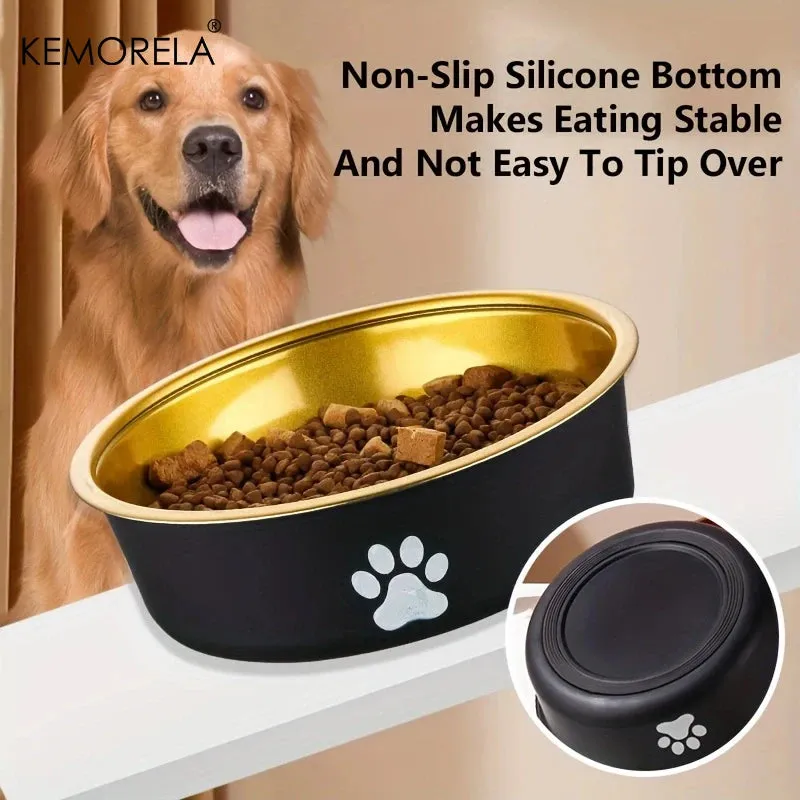 Non-Slip Stainless Steel Dog Bowls for All Sizes