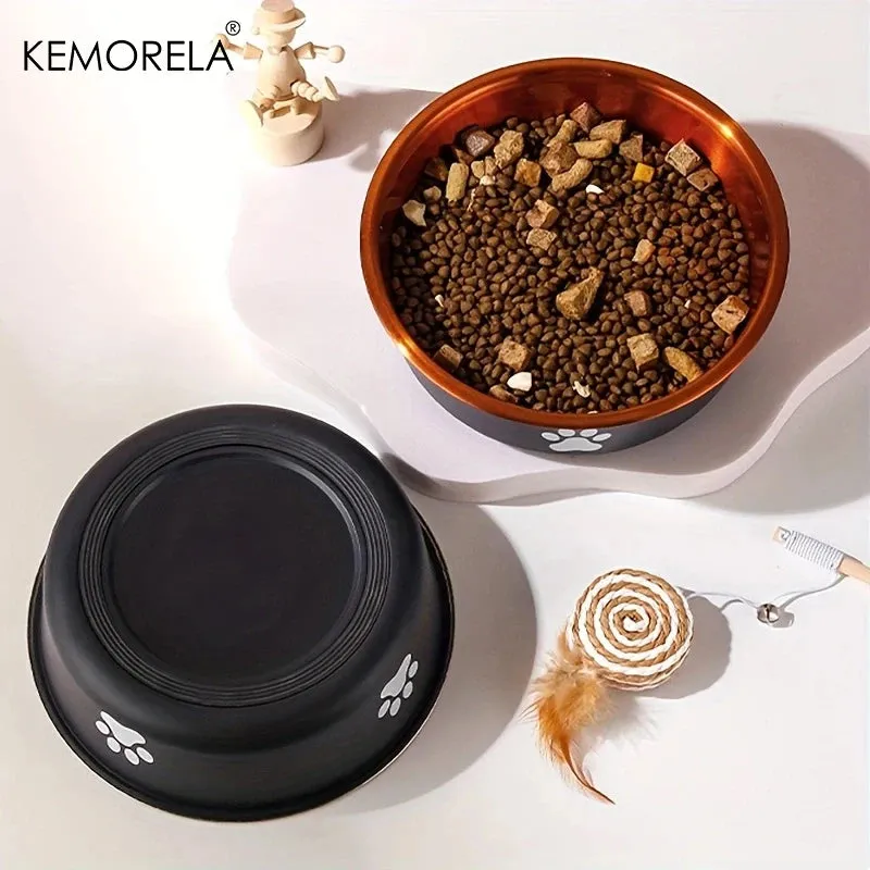 Non-Slip Stainless Steel Dog Bowls for All Sizes